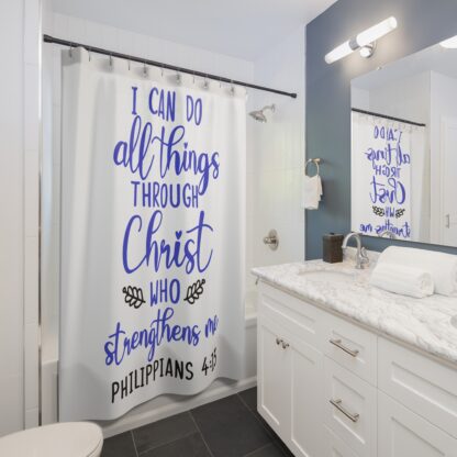 Shower Curtains - I Can Do All Things Design - Image 2